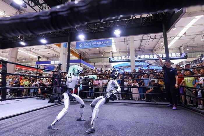 世界機(jī)器人大會上刮起運(yùn)動風(fēng)
