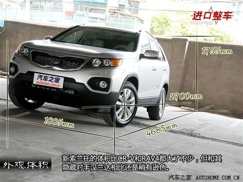 汽車(chē)之家 進(jìn)口起亞 索蘭托 2010款 基本型