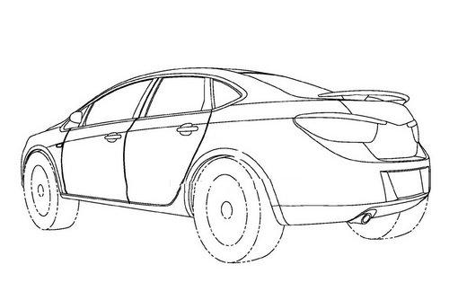 國(guó)內(nèi)即將上市 別克英朗三廂線圖曝光!